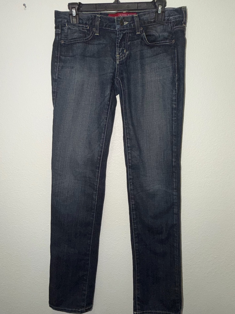 Guess Starlet skinny stretch jeans, faded look, woman's size 28 Inches